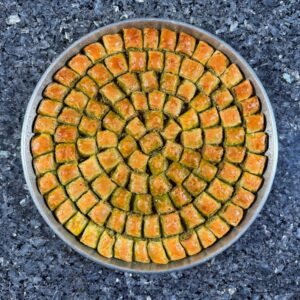 40 cm Tablett Spezielle Baklava mit Pistazien